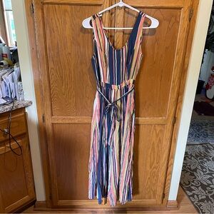ModCloth Multicolor Striped Jumpsuit